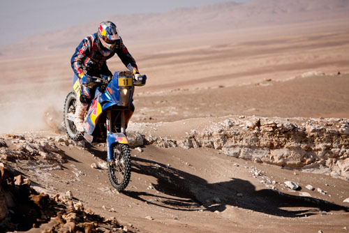 Dakar 2011: Ruben Faria overwint Atacama woestijn, Frans Verhoeven rukt op